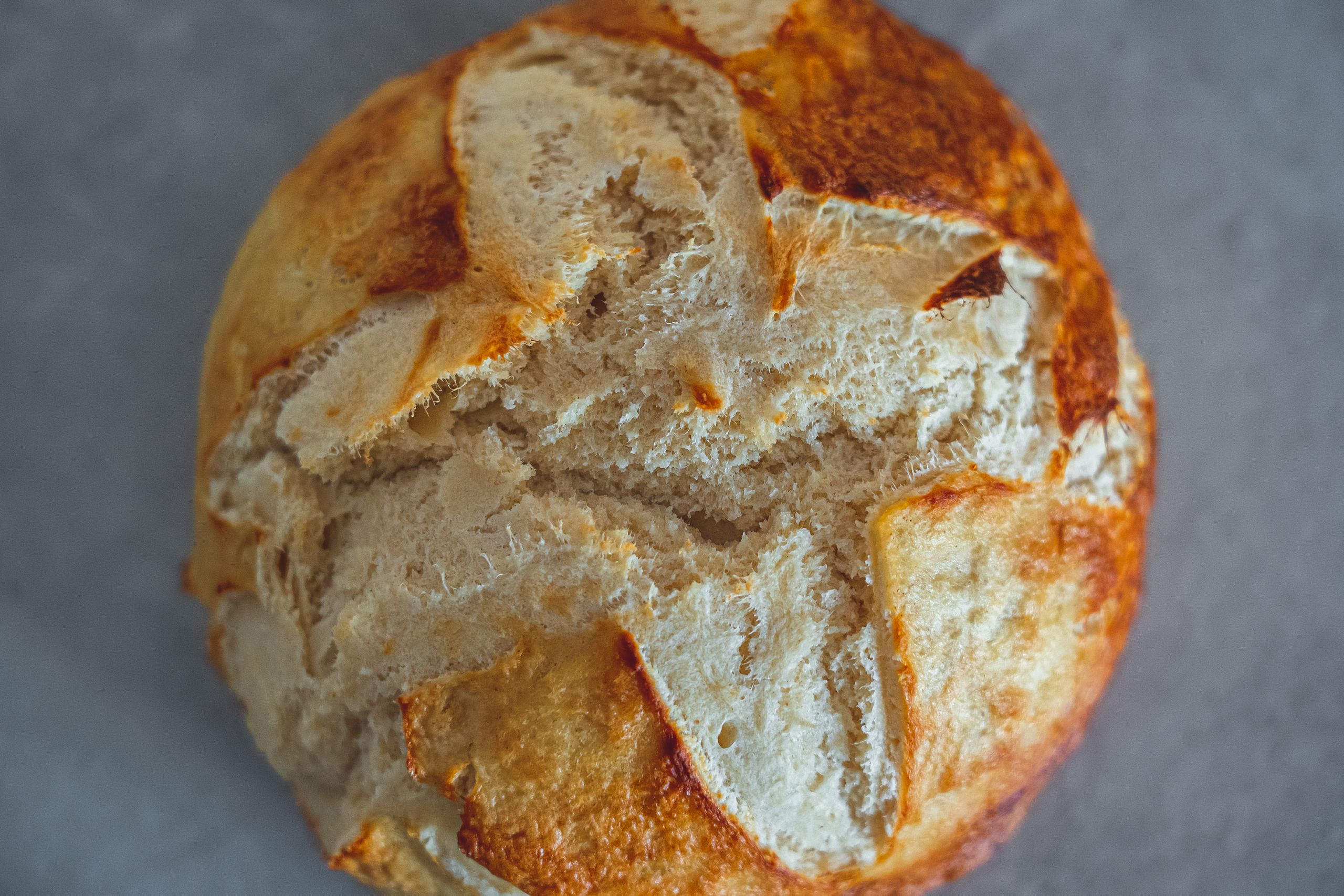 A crusty sourdough loaf