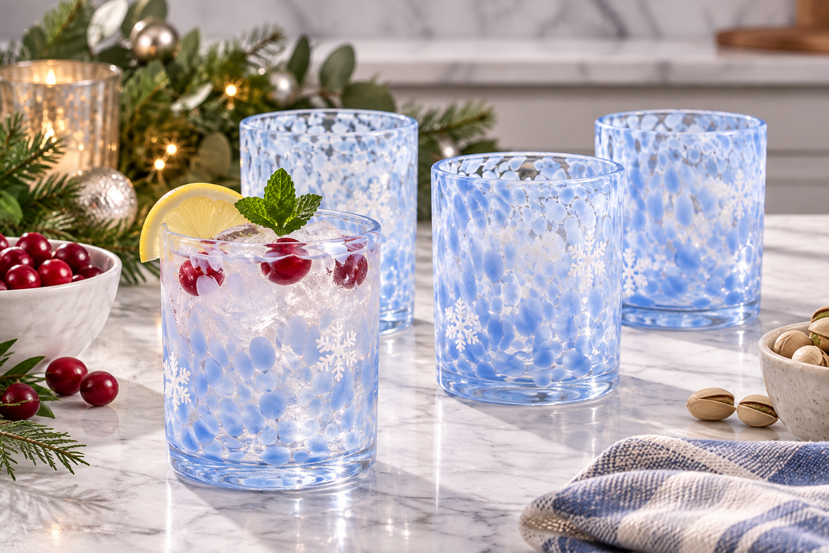 Sam's Club Members Mark Holiday Icon glasses, snowflake
