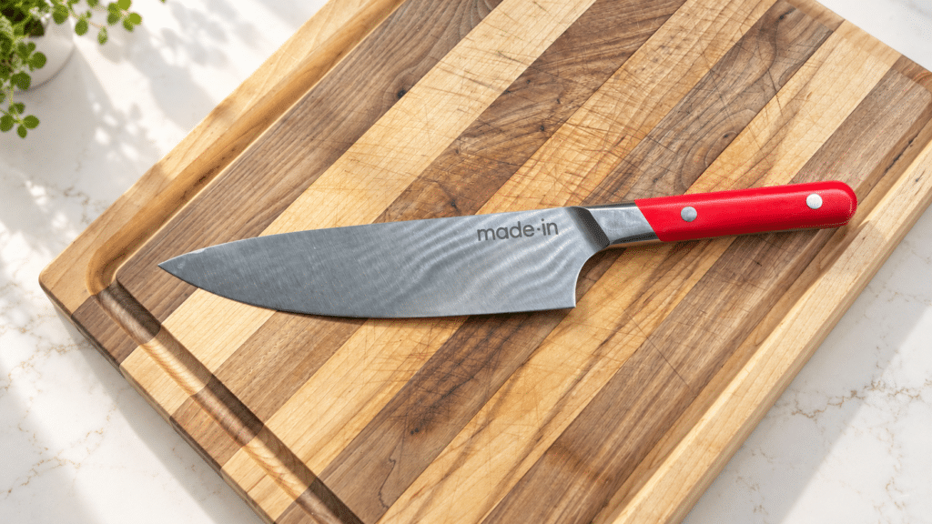 Made In Chef's Knife, red handle